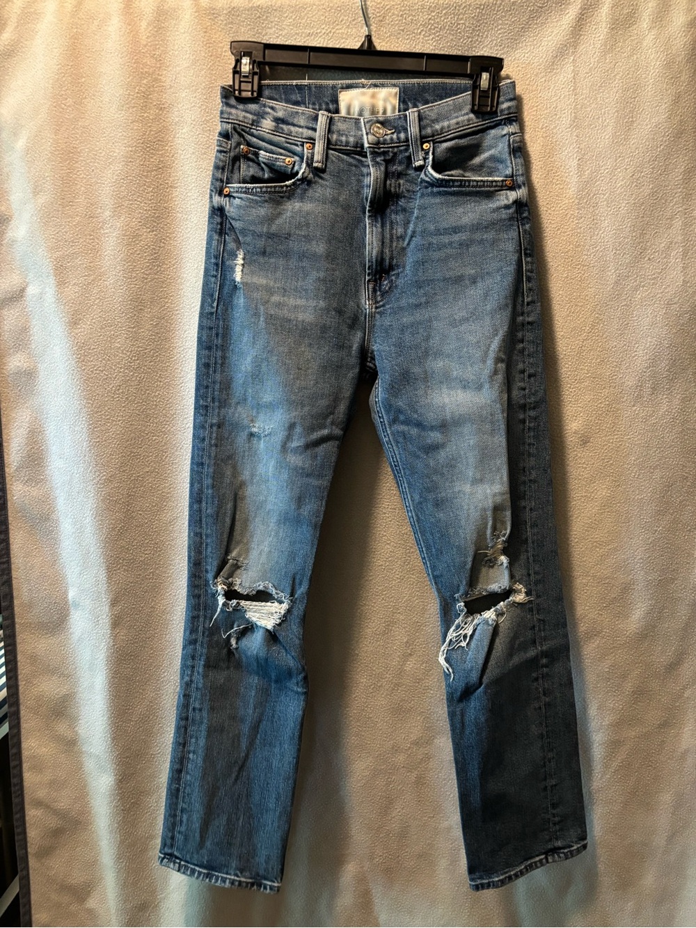 MOTHER Light Blue Denim Jeans - Size 25